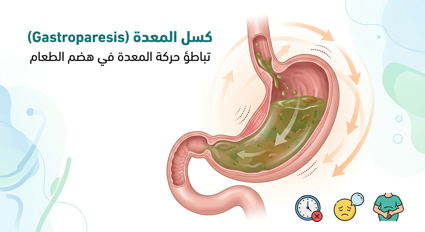 كسل المعدة (خزل المعدة): عندما يتأخر الطعام في الرحيل